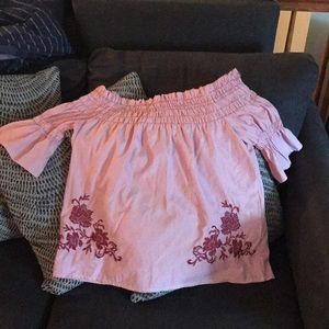 Off the shoulder top.